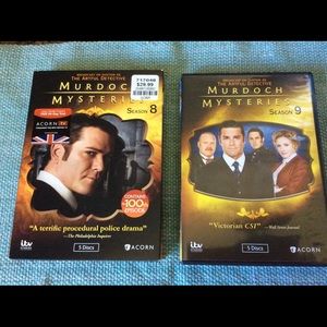 Murdoch Mysteries DVD Sets 8, 9 EUC